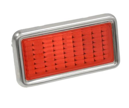 68-69 Marker Light - Rear With Bezel