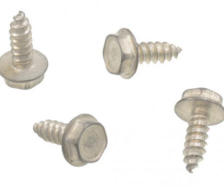 68-76 Center Gauge and Clock Surround Bezel Gauge Backplate Screws