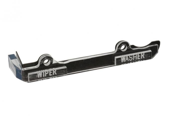 73-76 Windshield Wiper / Washer Switch Panel Indicator Lens With Backplate