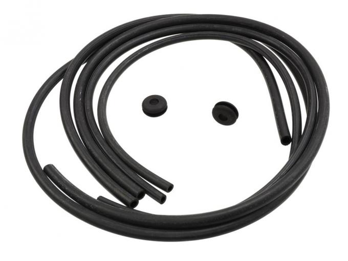 68 Windshield Washer Hose Set - No Air Conditioning