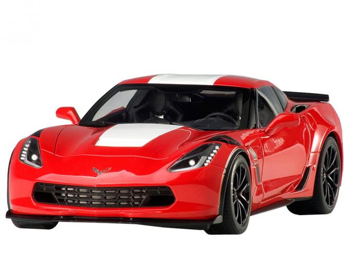 C7 Red Grand Sport Diecast/Composite 1/18th Scale Car