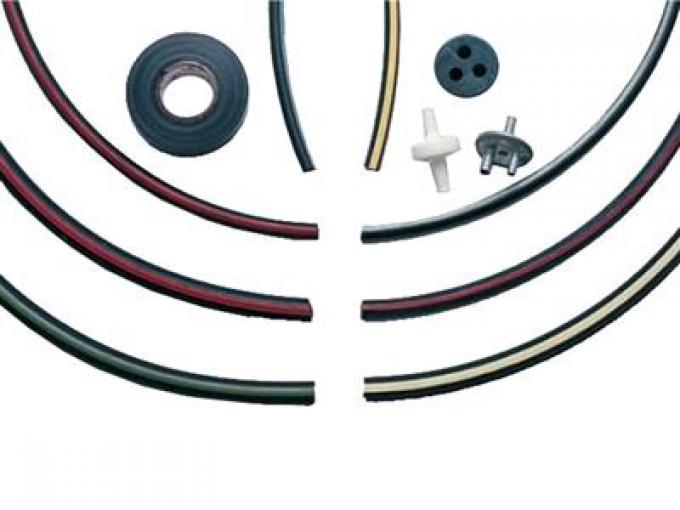 70 Headlight Wiper Vacuum Hose Set Deluxe