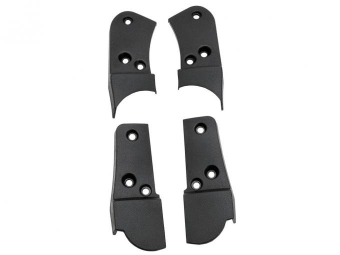 1978-1982 Black Seat Hinge Covers Set