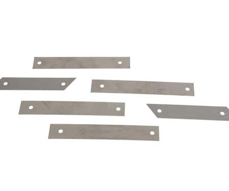 58-61 Side Spear Reinforcement Plate Set - Stainless Steel
