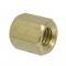 56-80 Exhaust Manifold Stud Nuts Set - Brass - 6 Pieces