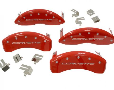 2014-2019 Brake Caliper Covers MGP Aluminum Powder Coated exc Z06 or ZR1