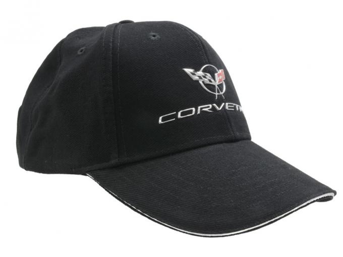 Black Hat With C5 Liquid Metal Logo