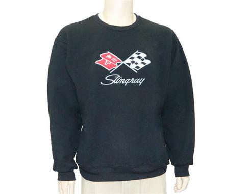 Stingray Emblem Black Sweatshirt