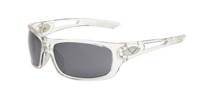 Sunglasses - Crystal Clear Full Frame With C7 Logo - Rx Capable