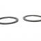 1956-1967 Door And Trunk Lock Bezel Gaskets
