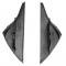 84-89 Windshield Interior Corner Moldings / Dash Pad Extensions - Pair