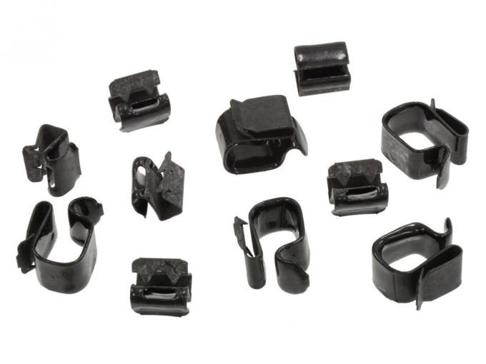 63-65 Wire Harness Clips Set - S-clip 11 Pieces
