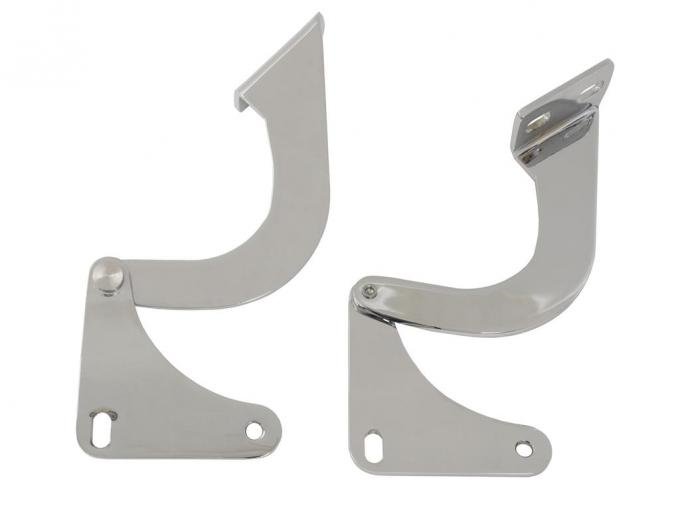 1956-1957 Hood Hinge Chrome - Upgrade - CC Improved Design