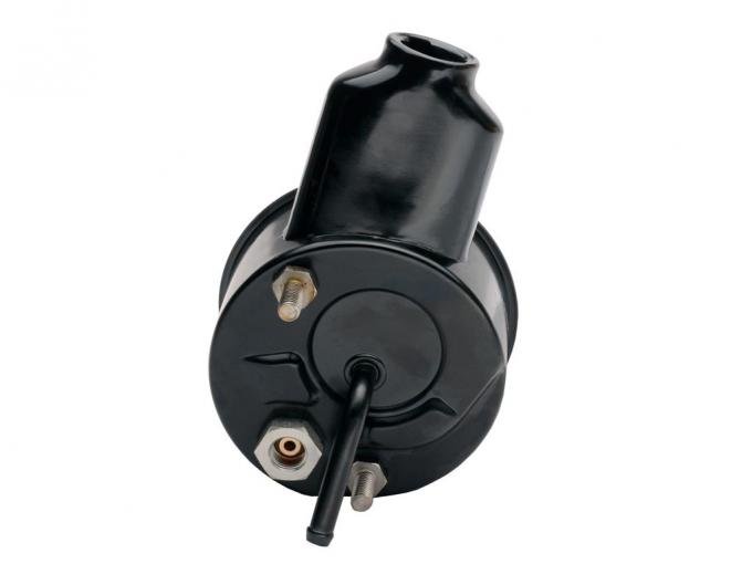 63-74 Power Steering Pump Black - Less Pulley - New