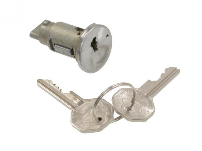 66-67 Ignition Lock Cylinder - With Key 66 Replacement