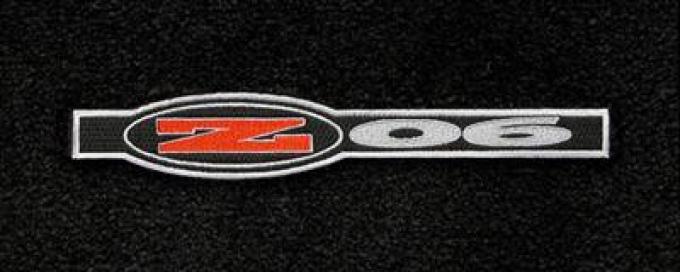 2001 C5 Cargo Mat Black With Red Binding with C5 Z06 Logo Lloyd Design
