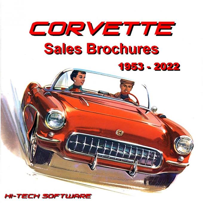 Corvette Sales Brochures 1953-2019 CD