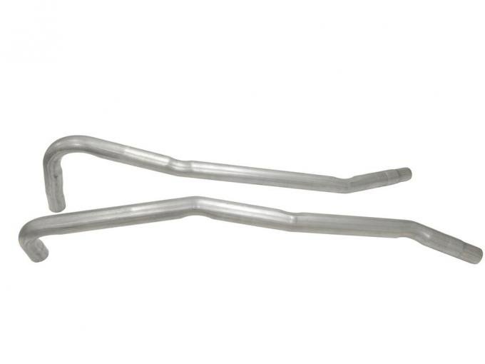 56 Front Exhaust Pipe Set With Two Bolt Flange