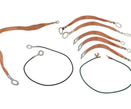 55-60 Radio Ground Straps- Set of 8