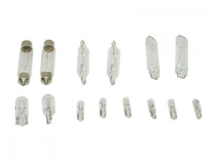 90-95 Interior Courtesy Bulb Kit 14 Pieces | Corvette Depot