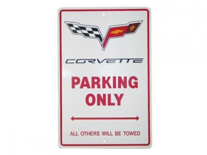 C6 Parking Only Sign - Large