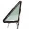 1963-1967 Coupe Left Vent Window Frame Assembly with Glass & Weatherstrips