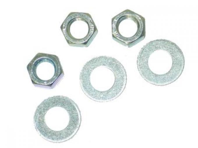 64-81 Shifter Lever - 4 Speed On Transmission Nut - 3 Pieces