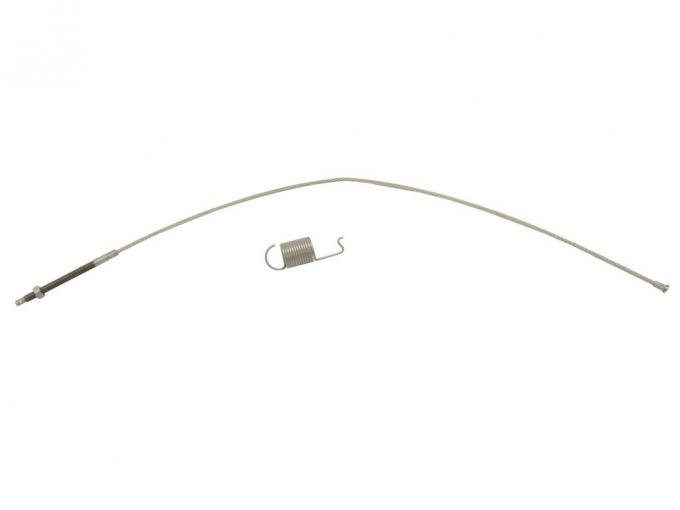 67-82 Front Stainless Steel Parking / Emergency Brake Cable Kit With Spring