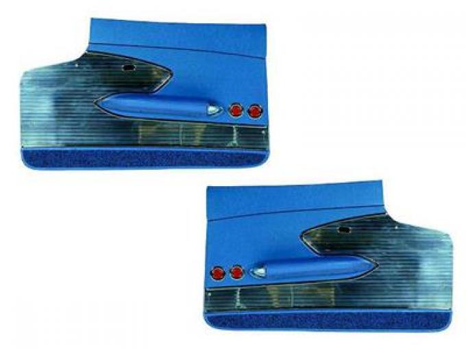61 Complete Deluxe Door Panel Except Power Window
