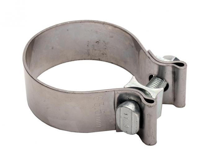 84-13 2 1/2" Accuseal Hi-Torque Exhaust Pipe Band Clamp - Stainless Steel