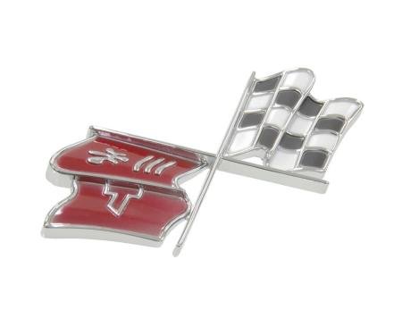 68-73 Gas Door Emblem - Improved Show Quality