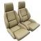 84-88 Seat Cover - Mounted Standard 100% Leather Non Perforated