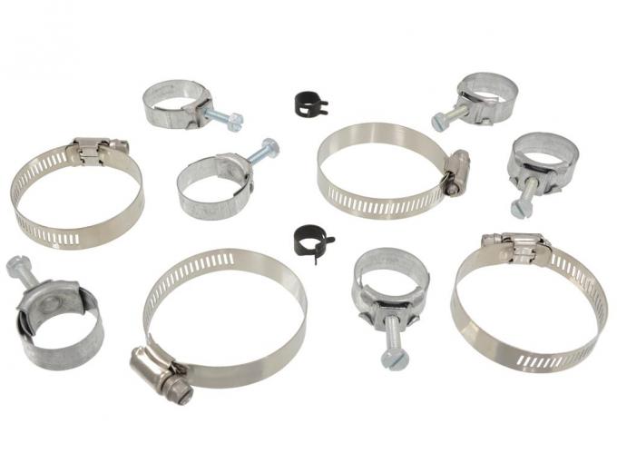75-79 Radiator And Heater Hose Clamp Set - 350 Without Air Conditioning