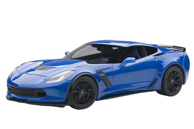 C7 Z06 Laguna Blue Diecast/Composite 1/18th Scale Car