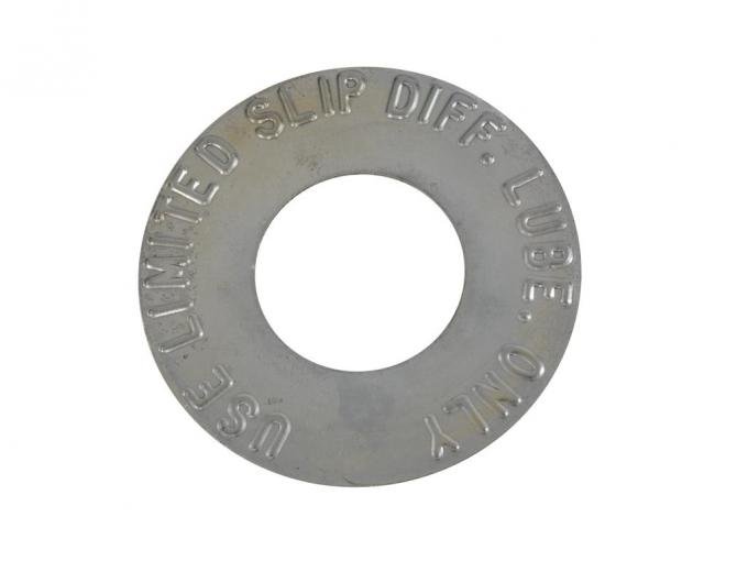 57-62 Positraction Round Metal Limited Slip Tag For Rear End
