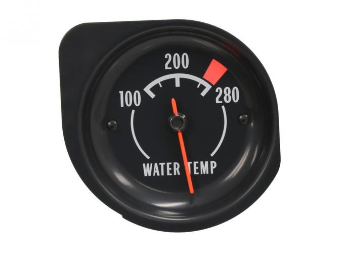 74 Water Temperature Gauge - White Letter - 280 Degree