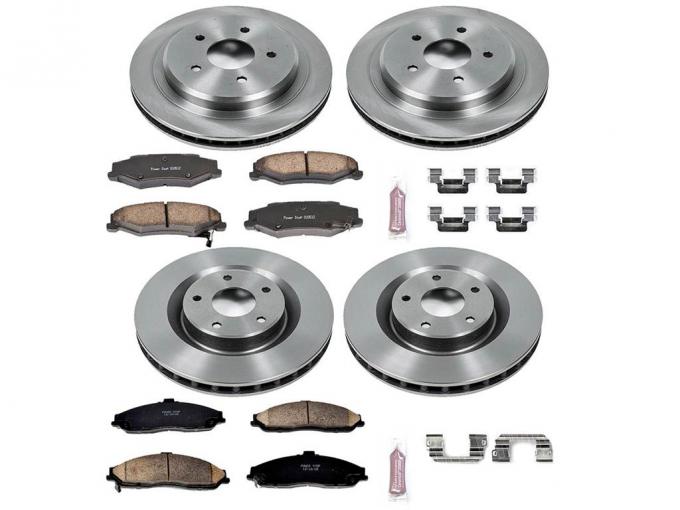 2005-2013 Z17 Powerstop Stock Replacement Brake Kit - Except Z51