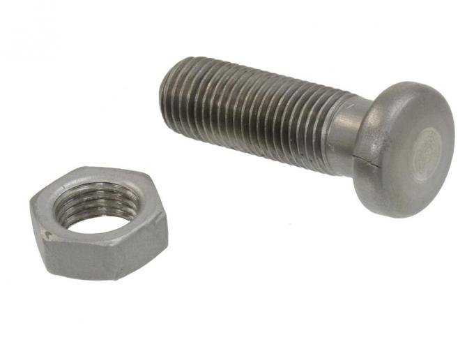 53-62 Steering Box Lash Adjuster Screw and Nut - Used / Reconditioned