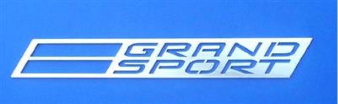 Car Art Work C7 Grand Sport Brushed Metal 18" Wall Hanging