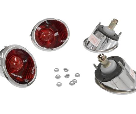 63-67 Tail Light Assembly - Except Back-ups - 4 Pieces