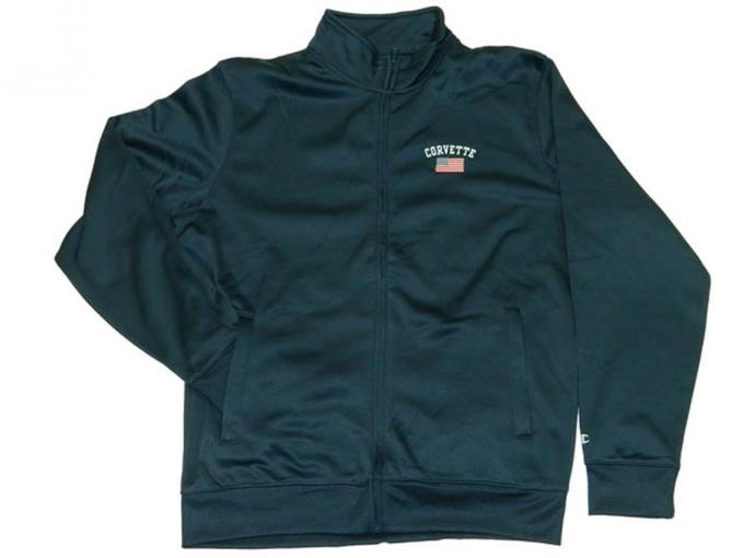 Jacket Men's Navy Hyp American Flag Full Zip Track