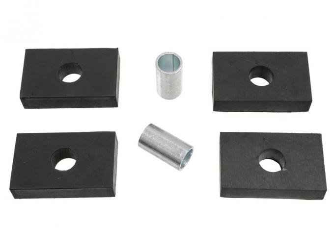 61-62 Front Bumper Mount Blocks and Bushings Set