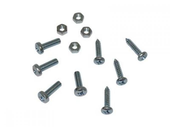 License Plate Screw Cover Fastener Kit