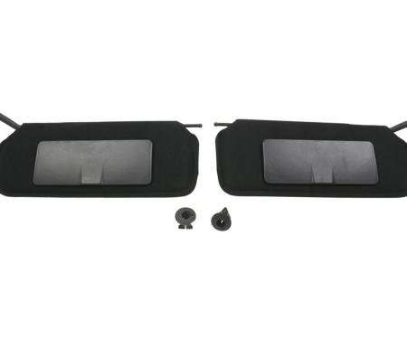 1997-2004 Black Sunvisors Correct Reproduction - Pair