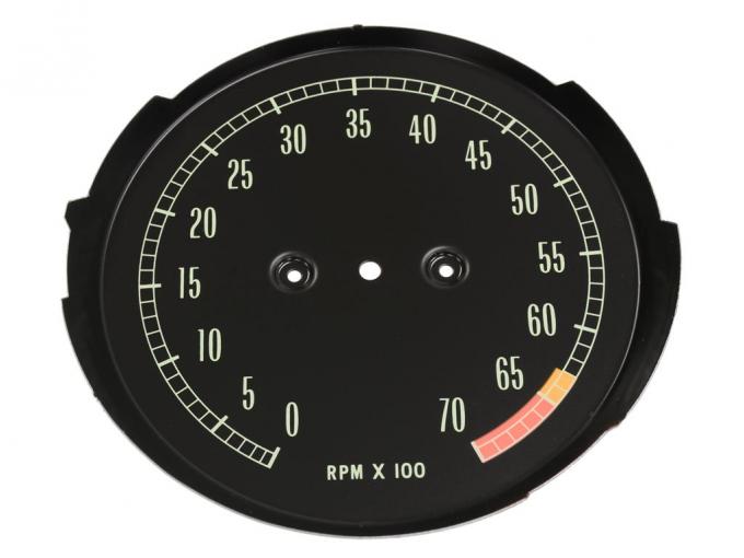 65-67 Tach / Tachometer Face - 6500 365-375hp And 425 And 435hp