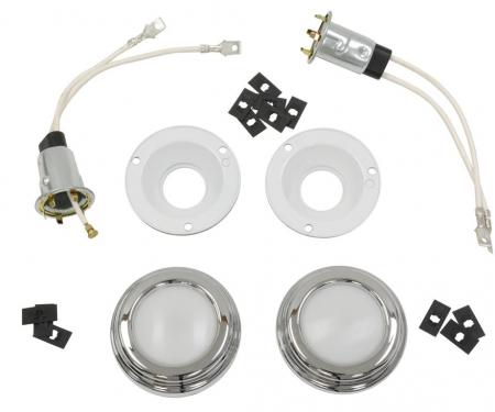 53-57 Courtesy Light Assembly ( 56-57 Lens Included 53-55 Replacement )