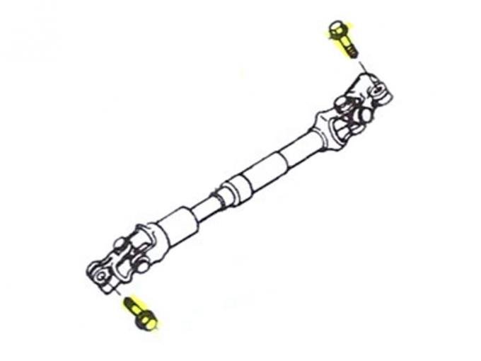 8496 Steering Column Coupler Pinch Bolt Corvette Depot