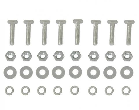 53-62 Windshield Frame T Bolts- Lower To Body with Nuts (Set of 32)