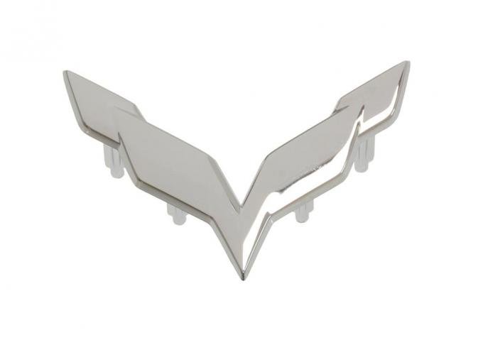 2014-2019 Competition Seat C7 Flag Chrome Emblem