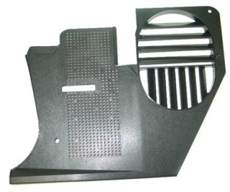 78-82 Kick Panel - Plastic Left Black ( Paint To Match )